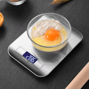 5kg/1g Multifunction Electric Digital Kitchen Food Scale LCD Display High Precise Waterproff Measuring Scale Stainless Steel