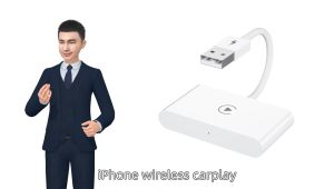 ANYTROX CarPlay Wireless Adapter convert wired to wireless CarPlay plug and play