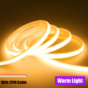Dải Đèn LED COB DC12V 24V Dải Đèn Neon Mềm Dẻo Chống Nước IP67 Trang Trí Nhà Cửa Ngoài Trời Kèm Cáp 2PIN/DC 3000K 4000K 6000K