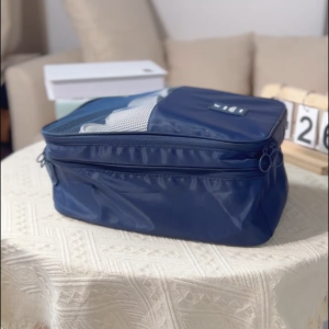 Travel shoe bag waterproof three-layer shoe storage bag portable storage bag can be hung on luggage