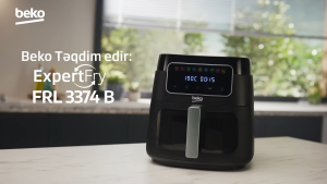 Beko เบโค หม้อทอดไร้น้ำมัน ขนาด 7.6 ลิตร รุ่น FRL3374B สีดำ กำลังไฟ 1750 วัตต์ ปรับอุณภูมิได้ตั้งแต่ 35-200℃