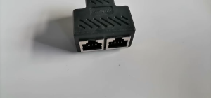 RJ45 Splitter Connector 1 to 2 Ethernet Extender Adapter Female to 2 Female Coupler for Network Ethernet Cable
