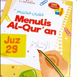 Buku Anak Menulis Alquran Juz 282930 (Isi 3 Buku) Buku Edukasi Anak Belajar Menulis
