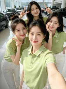 SHANCHEN | Customizable 4S Shop Summer Team Polo Shirt