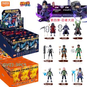 Blokees Naruto Shippuden Galaxy Version 05 Ninja Era Building Blocks FigureHashirama Minato Collectible Anime Action Model Gift
