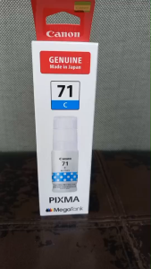 Canon GI-71C น้ําหมึกพิมพ์แบบขวด สีฟ้า Cyan OriginalCanon PIXMA G1020/G2020/G3020/G2060/G3060