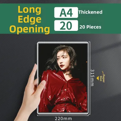 Transparent Acrylic Display Box A4