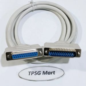 Cáp nối dài Com 25 dài 1.5m (DB25): 1 đầu Kim ra 1 đầu Lổ (Cable DB25M to DB25F)