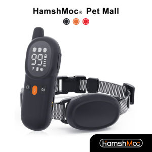HamshMoc Smart Dog Collar Anti-Bark Remote Control Pet Collar Electric Stop Barking Waterproof For Dogs Training