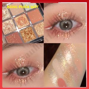 Bảng mắt Dikalu 9 ô bảng vuông phấn mắt nhũ bảng phấn mắt nội địa trunghàng Cao CấpKhông Hại Da