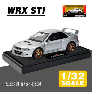 LEO 1:32 Subaru Impreza STi Diecast Model Car Alloy Cars Toys Collection Gift For Kids Boy Girl