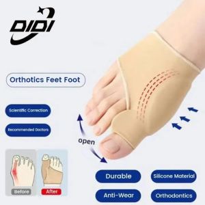 DIDI 1 Pair Hallux Valgus Bunion Corrector Toe Separator Orthotics Feet Bone Thumb Adjuster Correction Pedicure Sock Straightene