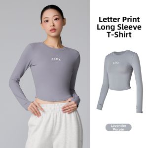 Skinny Soft Long Sleeve T-Shirt for Yoga Running