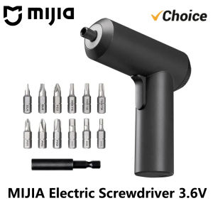 MIJIA | NEW MIJIA Electric Screwdriver 3.6V 2000mAh 5N.M Torque Electric Screwdriver Household With 12Pcs S2 Screw Bits Mi Home Tools CN