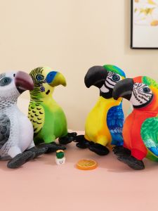GUAIBUDIAN | Realistic Stuffed Parrot Toy
