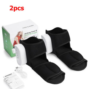 HailiCare | Máy Mát Xa Chân Bằng Túi Khí Kép Không Dây Có Thể Sạc Lại 4 Cấp Độ Nén Nóng Thư Giãn Với 3 Chế Độ Hỗ Trợ Khớp Màu Đen