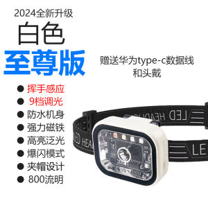 Wivord Magnetic Headlamp Night Fishing Outdoor Long Battery Life Running Fishing Special Sensor Light Waterproof LED Headlight