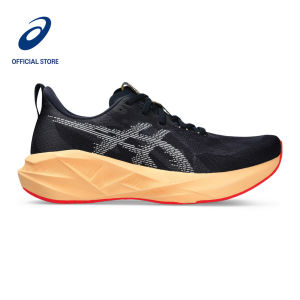 ASICS Men NOVABLAST 5 Running Shoes in Midnight/Orange Glow