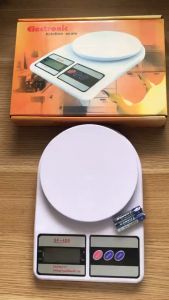 Cân nhà bếp cân điện tử 7kg cân tiểu ly chính xác đến từng gram cân SF400 tặng kèm 2 viên pin