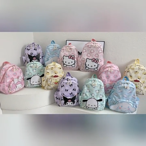 Balo hoạt hình siêu cute balo đi học cho bé gái đựng sách vở gọn gàng
