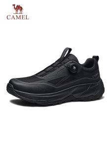 CAMEL | All Black Anti-slip Thick Sole Increase Height Shoes