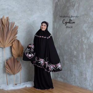 MUKENA CYNTHIA RAYON BORDIR MANUAL TIMBUL KHAS TASIK