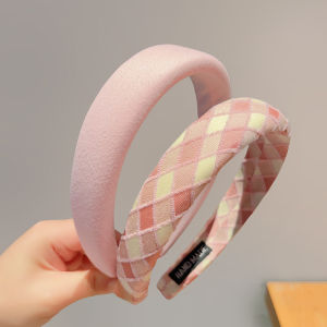 Sweet Pink Childrens Hairband Anti-Slip Comfortable Girls Headwear Hair Accessories Korean Style Female Kids Hair Bands