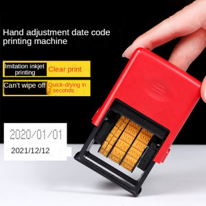 Plastic Manual Coding Machine Production Date Printer Month Day Ink Stamp for Food Packaging