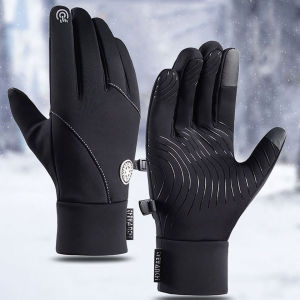 GTUBIKE Màn Hình Cảm Ứng Găng Tay Xe Đạp Nam Nữ Full Ngón Chống Nước Ấm Áp Tập Gym Thể Hình Chạy Bộ Găng Tay Thể Thao Với Fourchettes