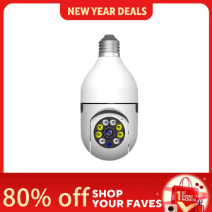 E27 Bulb WiFi Security Camera 2.4G Night Vision Two-Way Audio Motion Detection Home Smart Security Video Surveillance CCTV Camer