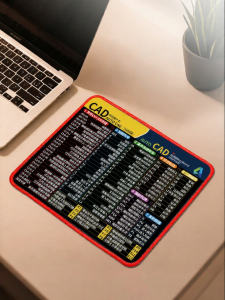 SHIKEXIN | CAD Shortcut Large Thick Anti-slip Mouse Pad