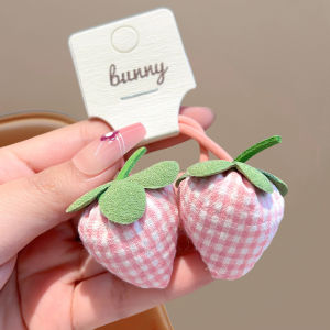 DUBAO | Durable Elastic Cute Strawberry Cartoon Hair Accessories