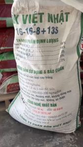 Phân NPK Việt Nhật 16 16 8 ( Gói 1 KG) bón lót các loại cây trồng giai đoạn đầu mập cốt tán lá dày bộ rễ tốt