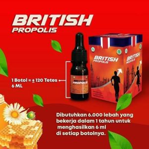ECER!!! British Propolis // OBAT HERBAL STROKE ASAM URAT DIABETES KOLESTEROL MAAG ASAM LAMBUNG