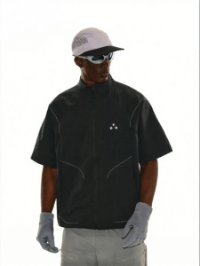 FPA | Cooling Loose Design Zip-up Mandarin Collar Jacket