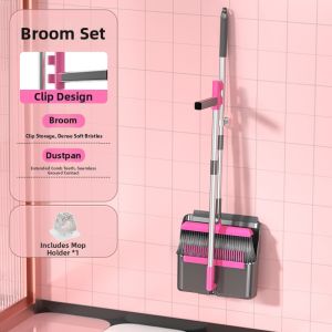 HANSHILIUJIA | Snow Nyle Magic Broom Set Dustpan