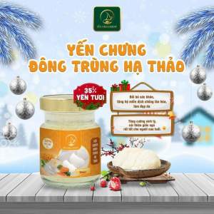 Nước Yến Sào Chưng Đông Trùng Hạ Thảo 35% Tổ Yến 70ml