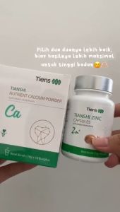 PENINGGI BADAN ORIGINAL CALCIUM N ZINC - PENINGGI BADAN TIENS - UBAT TINGGI BADAN ZINC - UBAT TINGGI BADAN ORIGINAL LELAKI - UBAT TINGGI BADAN ORIGINAL PEREMPUAN - HEIGHT GROWTH SUPPLEMENT - UBAT PENINGGI BADAN ORIGINAL