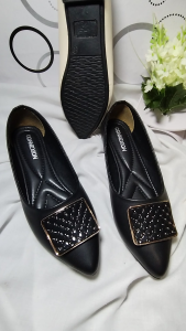 Sepatu Wanita kekinian Flat shoes termurah/Flat slip on Terbaru/Balet Mutiara 29