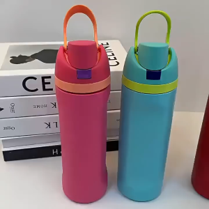 Termos Tumbler Stainless Steel 900ml / Botol Minum Tumbler Warna-warni Dengan Handle