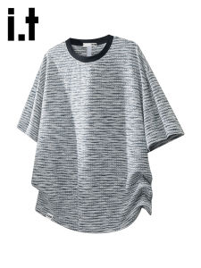 izzue | Retro Striped Breathable Loose Versatile Casual T-shirt