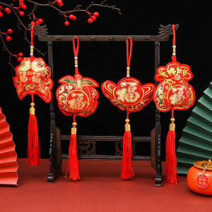 YESPERY 2026 New Year Chinese Style Hanging Pendant Fu Blessing Pendant Home Bonsai Pendants New Year Decoration