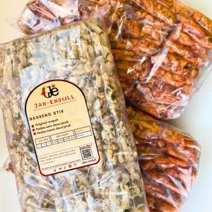 Basreng Pedas Jeruk Repack Warung / Basreng kemasan ecer isi 36 / Basreng premium ekstra pedas rempah /Basreng Stik Jan-endull / Basreng Tengiri Enak