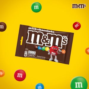 M&Ms Milk Choco เอ็มแอนด์เอ็ม ช็อกโกแลตนม 180 กรัม (10249591)