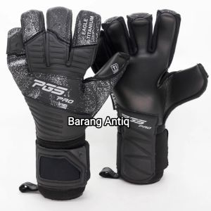 Sarung tangan kiper PGS EGLE terbaru bleck buat dewasa  anak lengket