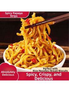 Spicy Crispy Ready-to-Eat Pickled Papaya Side Dish