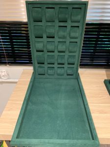 Roll_n_Rotate jewelry box live broadcast watch props watch storage box 18 20 bit watch display tray jewelry tray