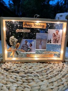 1 HARI JADI Polaroid in Frame Kado Pernikahan Kado Ultah Kado Wisuda Kado Anniversary Kado Ulang Tahun BY REQUEST free box