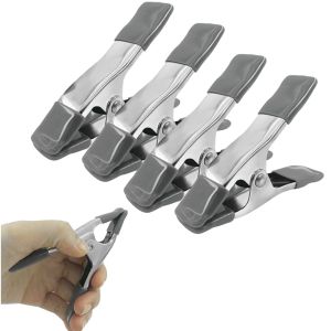 2PCS/4Pcs 4 Inch Metal Heavy Duty Metal Spring Clamp Jaw Opening A-Shaped for Wood Working DIY Photo Studio Backdrops Background