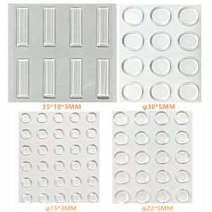 1 Sheet self adhesive Buffer Pads Silicone Door Stopper Cabinet Bumpers Wall Protector Furniture Refrigerator Anti-crash Pad